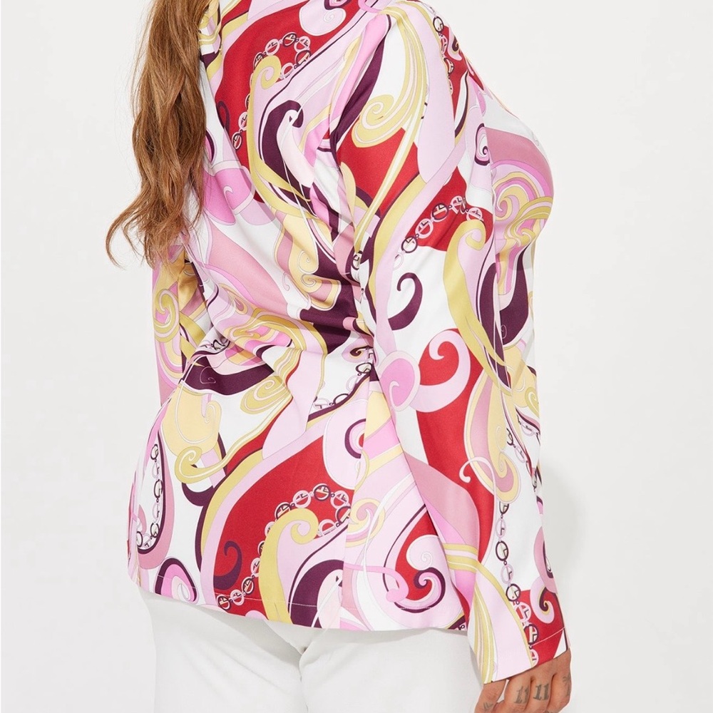 Fashion Nova Multicolor Blazer